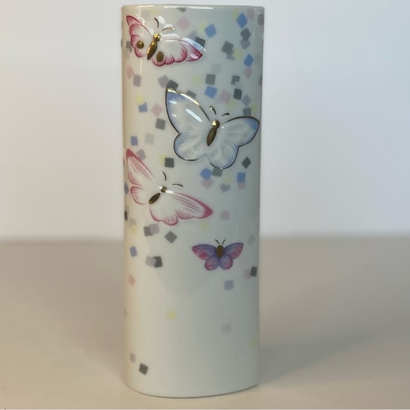 Papillon Toscany Collection Jc/EF Design Japan Butterfly Vase 7.5” - Picture 3 of 11